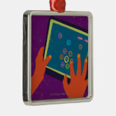 iPad Ornament Aus Metall (Rechts)