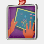 iPad Ornament Aus Metall (Links)