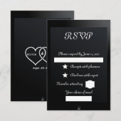 IPad RSVP Karte (Vorne/Hinten)