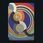 iPAD - Rythme n°2 (1938) von Robert Delaunay iPad Mini Hülle<br><div class="desc">Dieses iPad Gehäuse mit dem farbenfrohen abstrakten Titel "Rythme n°2 (1938)",  Teil seiner "Rythme" Serie,  mit kräftigen Farben und geometrischen Formen. Möglicherweise sind mehrere Fallgrößen verfügbar. → Personalisieren Sie den Text (Name oder Firmenname usw.),  ein Logo oder ein anderes Bild usw. Macht ein großartiges und farbenfrohes Geschenk.</div>
