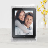 IPad Save the Date Karte (Gelbe Blume)