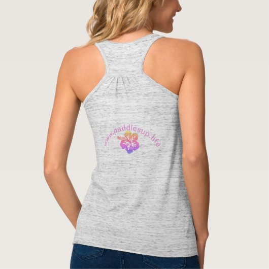 iPaddle Hibiskus Tank Top (Rückseite)