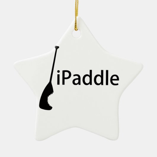 iPaddle Keramik Ornament (Vorne)