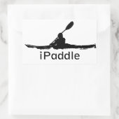 iPaddle Rechteckiger Aufkleber (Tasche)