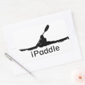 iPaddle Rechteckiger Aufkleber (Umschlag)
