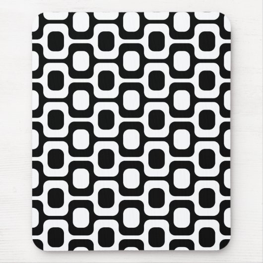 Ipanema Beach - Black and white Mousepad (Vorne)