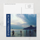 Ipanema Beach Futbol Postkarte (Vorne/Hinten)