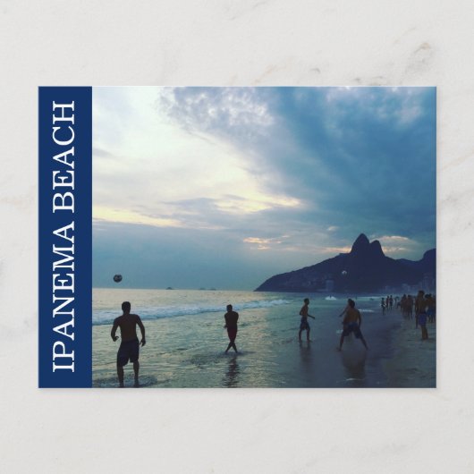 Ipanema Beach Futbol Postkarte (Vorderseite)