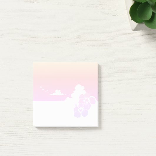 Ipanema Beach Hibiscus Sky Post-it Klebezettel