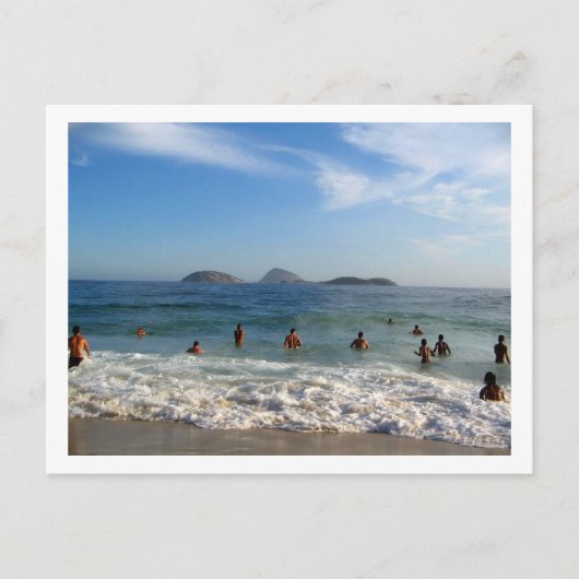 Ipanema Beach Postkarte (Vorderseite)