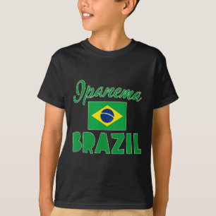 Ipanema Beach Rio Brasilien Fahne T-Shirt