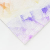 Ipanema Briefmarke Art Heart Sticker Fleecedecke (Ecke)