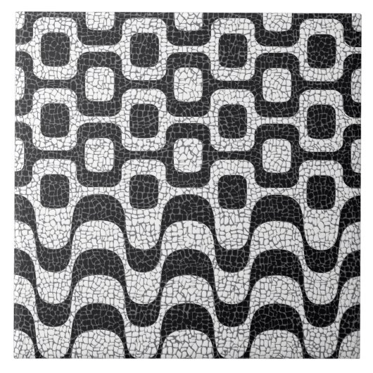 Ipanema / Copacabana Boardwalk Fliese (Vorderseite)