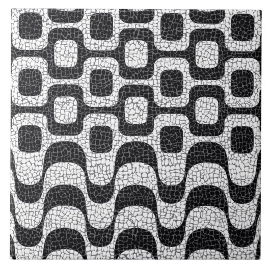 Ipanema / Copacabana Boardwalk Fliese (Vorderseite)