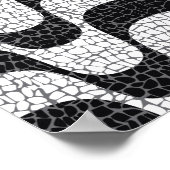 Ipanema / Copacabana Boardwalk Poster (Ecke)