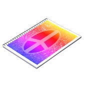 Ipanema Friedenszeichen Notizbuch Notizblock (Linke Seite)