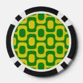 Ipanema-Gehmuster, Strandmuster, Brasilien Pokerchips (Rückseite)