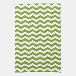 Ipanema Green Wave Chevron Küchentuch