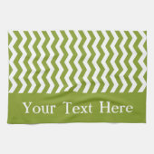 Ipanema Green Wave Zickzack anpassbar Geschirrtuch (Horizontal)