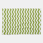Ipanema Green Wave Zickzack Küchentuch (Horizontal)
