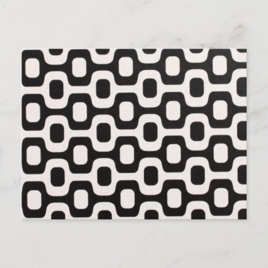 Ipanema Leblon Bürgersteig Rio Brasil Postkarte (Vorderseite)