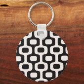 Ipanema Leblon Bürgersteig Rio Brasil Schlüsselanhänger (Vorderseite)