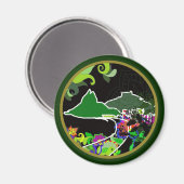 Ipanema - Leblon Magnet (Vorderseite/Rückseite)