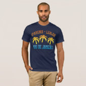 Ipanema Leblon Palmen Rio T-Shirt (Vorne ganz)