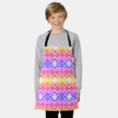 Ipanema-Netzwerk mit mehrfarbigem Muster Schürze (Getragen)
