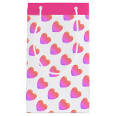 Ipanema Pink Hearts Kleine Geschenktüte (Vorderseite)