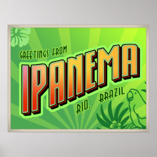IPANEMA-Plakat Poster