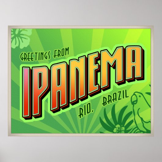 IPANEMA-Plakat Poster (Vorne)