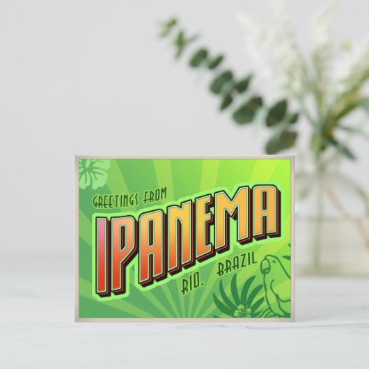 IPANEMA POSTKARTE (Stehend Vorderseite)