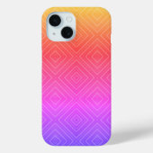 Ipanema Rainbow Hypnotic Diamond Modern Pop Art Case-Mate iPhone Hülle (Rückseite)