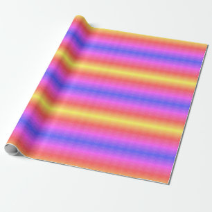 Ipanema Rainbow Hypnotic Diamond Modern Pop Art Geschenkpapier