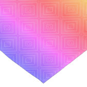 Ipanema Rainbow Hypnotic Diamond Modern Pop Art Kurzer Tischläufer (Ecke)