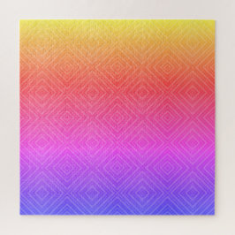 Ipanema Rainbow Hypnotic Diamond Modern Pop Art Puzzle