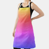 Ipanema Rainbow Hypnotic Diamond Modern Pop Art Schürze (InSitu)
