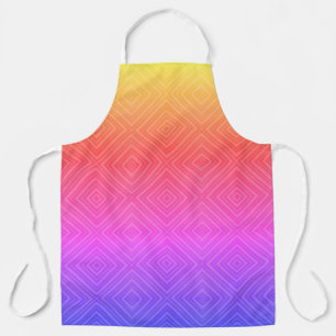 Ipanema Rainbow Hypnotic Diamond Modern Pop Art Schürze