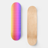 Ipanema Rainbow Hypnotic Diamond Modern Pop Art Skateboard (Vorderseite)