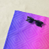 Ipanema Rainbow Hypnotic Diamond Modern Pop Art Strandtuch (Beispiel)
