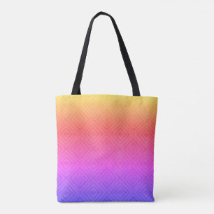 Ipanema Rainbow Hypnotic Diamond Modern Pop Art Tasche