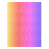 Ipanema Rainbow Hypnotic Diamond Modern Pop Art Tischdecke (Vorderseite)