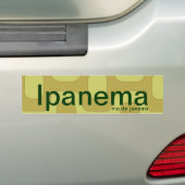 Ipanema rio de janeiro autoaufkleber (Auf Auto)