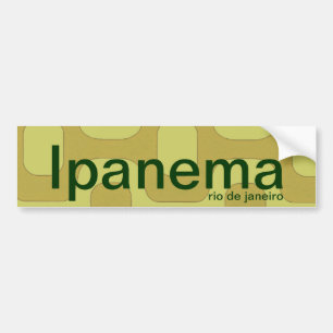 Ipanema rio de janeiro autoaufkleber