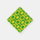 Ipanema Sidewalk Pattern, Beach Pattern, Brasilien Serviette (Ecke)