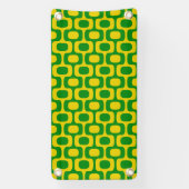 Ipanema Sidewalk Pattern, Beach Pattern, Brazil Banner (Vertikal)