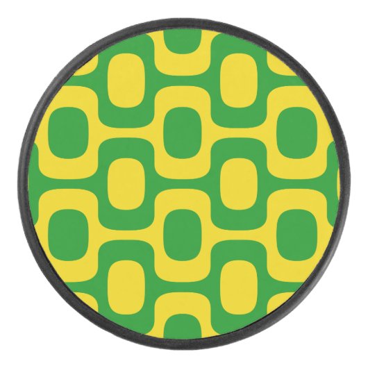 Ipanema Sidewalk Pattern, Beach Pattern, Brazil Eishockey Puck (Vorderseite)