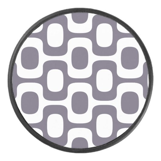 Ipanema Sidewalk Pattern, Beach Pattern, Brazil Eishockey Puck (Vorderseite)