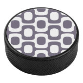 Ipanema Sidewalk Pattern, Beach Pattern, Brazil Eishockey Puck (3/4)